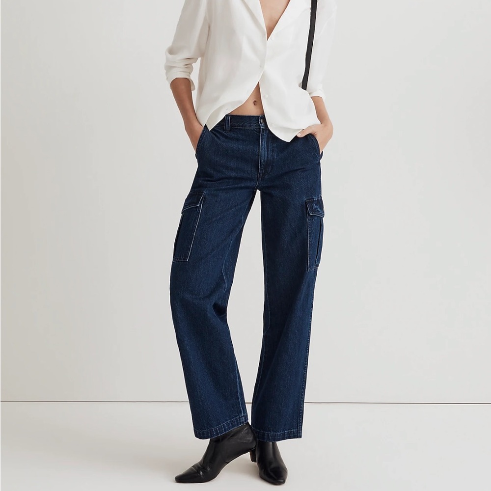 NWT MADEWELL CARGO JEANS.